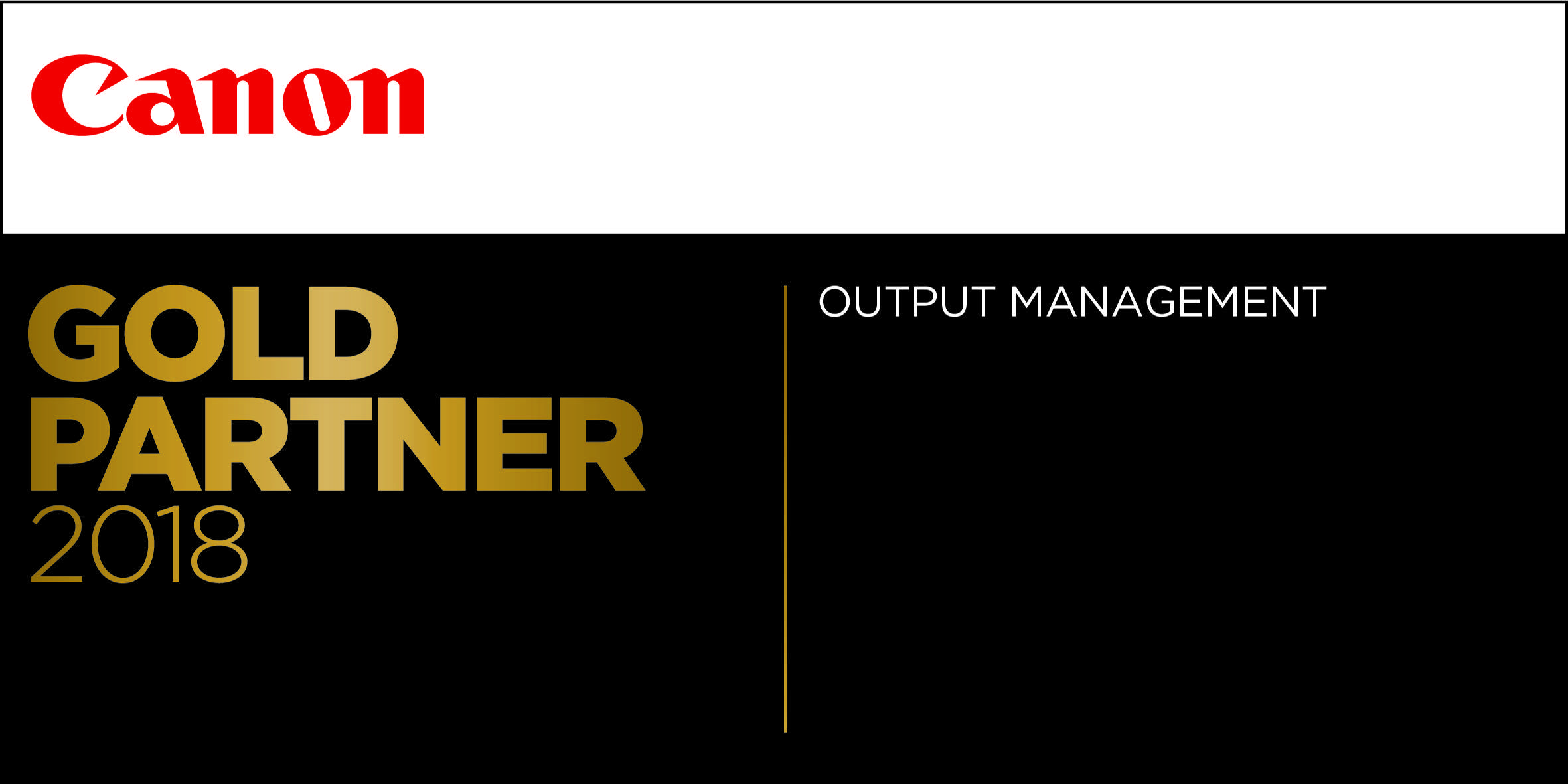 Canon Goldpartner 2018 - Bühler Büromaschinen Service GmbH